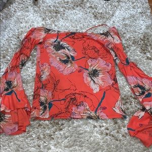 FREE PEOPLE FLORAL SHIRT